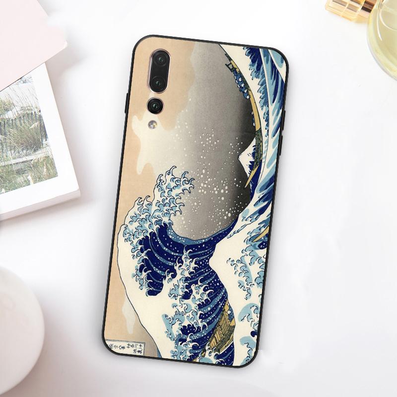 Чехол «Великая волна Канагавы» для Huawei Nova Y73 Y72 Y90 Y70 Y60 Y91 Y61 12s 12i 11i 8i 9 10 SE P60 P30 Pro P40 Lite