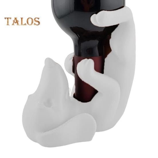 Такса держатель для бутылки вина PLA собака фигурка пивная бутылка дисплей стенд органайзер стойка для дома кухня бар обеденный стол украшение рабочего стола