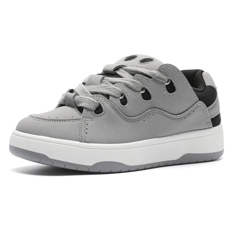 Уличная платформа дизайнерские кроссовки мужские женские модные повседневные мужские трендовые кеды для скейтборда уличные стильные женские кеды для скейтборда