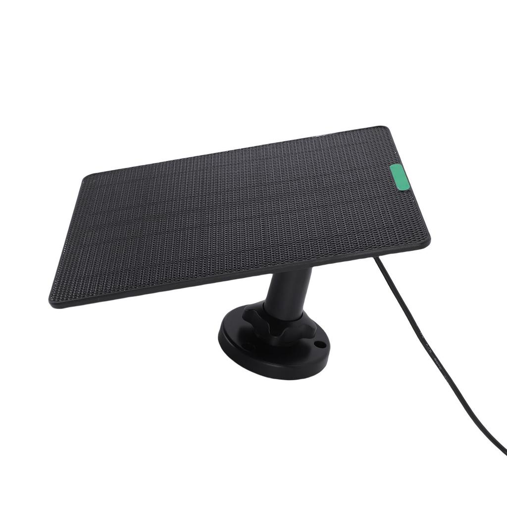 10W ETFE Solar Panel Fit for Ring Security Camera DC5521 Interface Universal Solar Charger Black