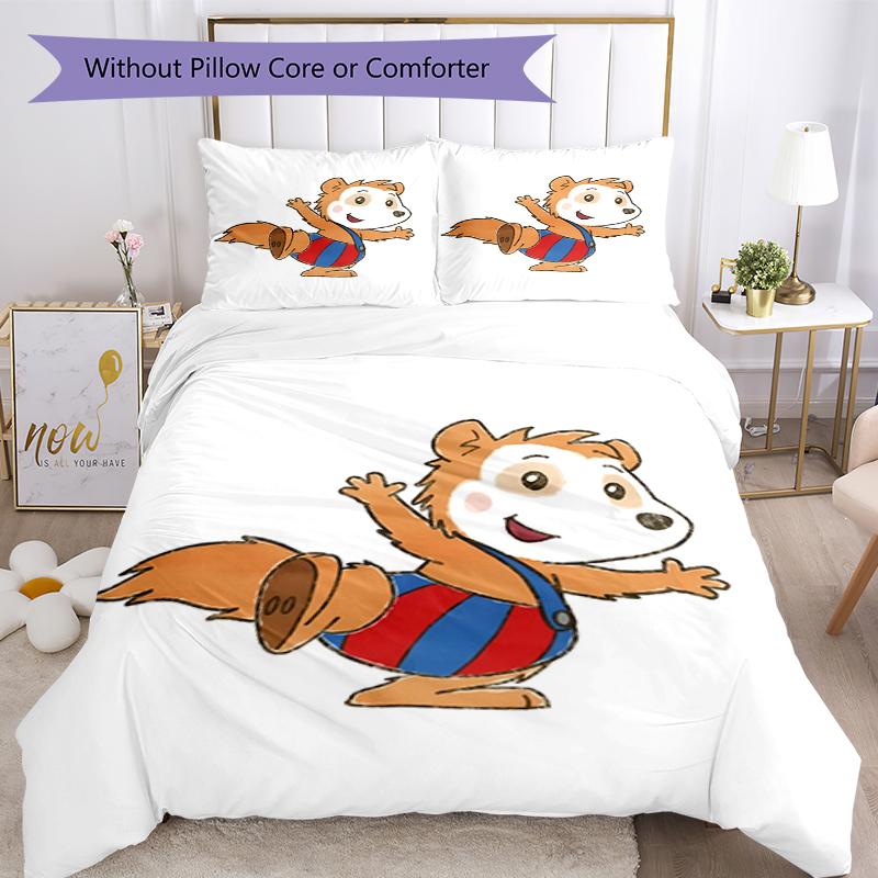 3pcs Bobo Bedding Set Duvet Cover Closure Includes 1 Duvet Cover & 2 Pillowcases, Soft and Comfortable for All Seasons.