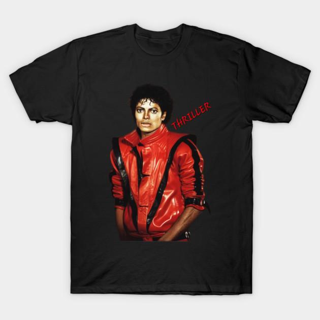 Asian Size Cotton Unisex Tshirt Print T-shirt Mj Thriller T-shirt No-Cut Print Regular Fit