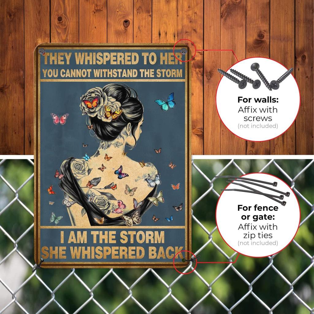 HYBLOM pirational Quote Motivational Wall Art - Hippie Boho Home Decor Sign - Positive Encouragement Gifts for Women Girls Office Bedroom Poster