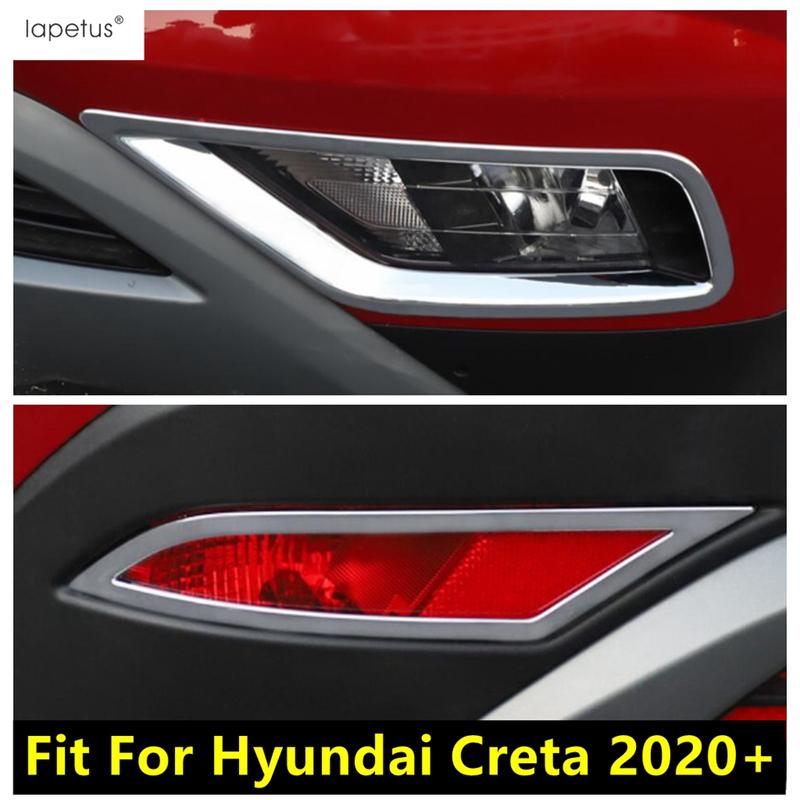 Для Hyundai Creta - Передний Задний Бампер Противотуманная Фара Рамка Накладка Хром / Углепластик Аксессуары Экстерьер