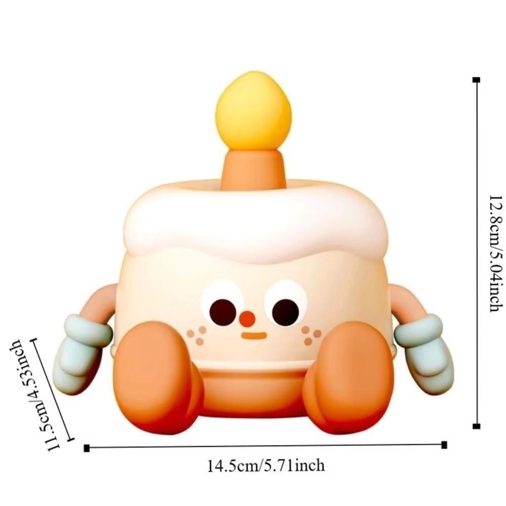 Cartoon Birthday Cake Light USB Rechargeable Table Lamp Bedside Atmosphere Light Kids Bedrooms