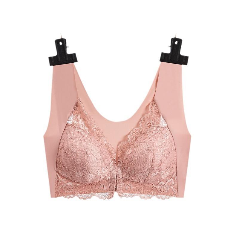 Bra No Steel Ring Bra Front Buckle Oversized Lingerie for Women Bras