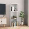 VidaXL Bookcase/TV Stand White 36 X 30 X 114 Cm Particleboard