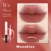 Mooekiss Double-Ended Lip Glaze Mirror Lipstick Is Not Easy to Stick to the Cup, Moisturizing and Nourishing Matte Lip Cream