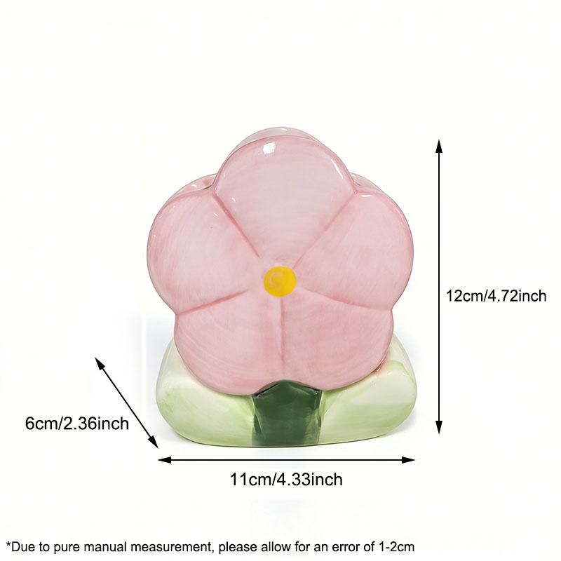 Fashion Creative Tulip Series Makeup Brush Storage Bucket Sweet Cute Flower Pen Holder Office Desktop Storage Accessories Gift