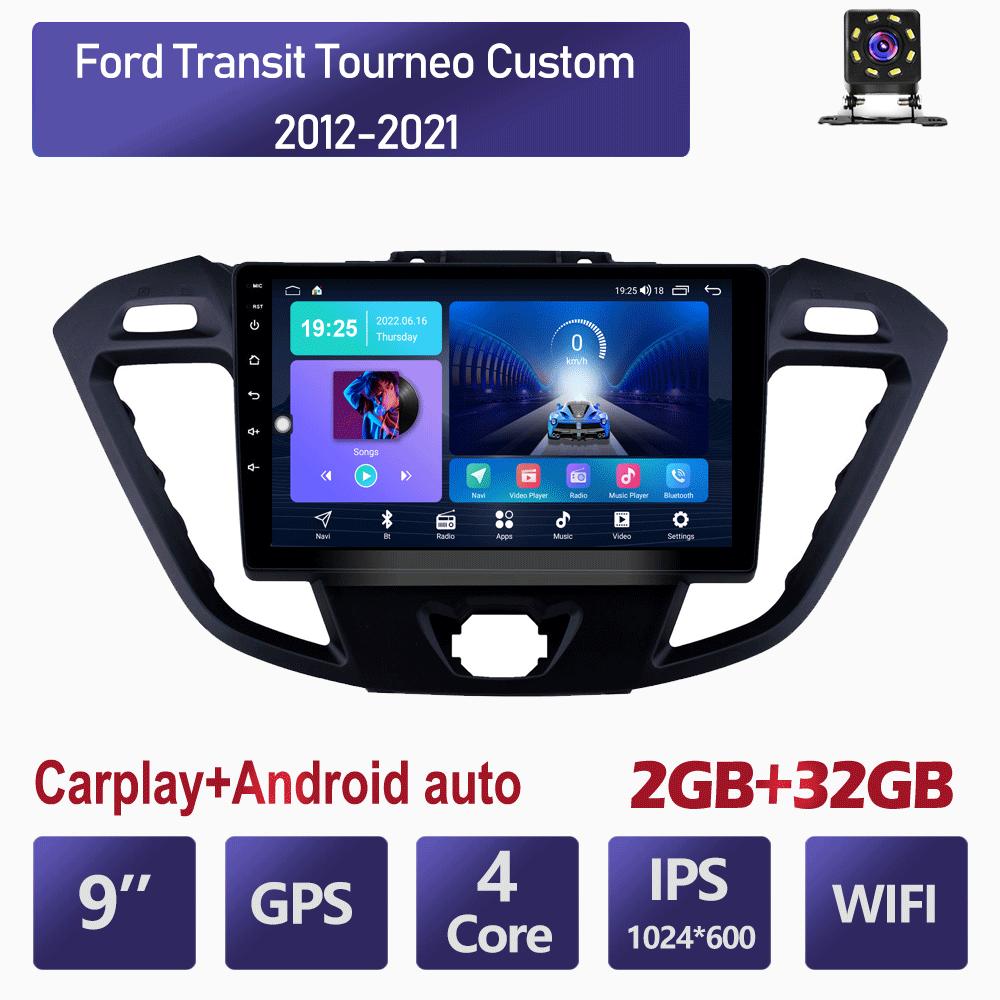 Android для Ford Transit Tourneo Custom 2012-2021 Auto Carplay Мультимедийный плеер DSP IPS видео WIFI Bluetooth GPS навигация 4 + 64 ГБ