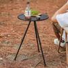 1Pcs Outdoor Camping Table Aluminum Alloy Table Camping Tripod Aluminum Plate Portable Picnic Table Ultra-light Round Table