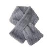 Soft Cross Scarf Thickened Winter Scarves Elegant Knitted Neckerchief  Outdoor