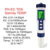 Multifunction Water Quality Tester PH/ TDS/EC /Salinity Tester LCD Digital Water Purity Temperature Meter for Pools Aquariums