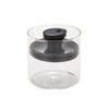 CB Japan Heat-Resistant Glass Canister, 400ml, S Size, Removes Excess Air for Storage, Atomic