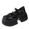 Модные женские кожаные кроссовки на платформе 8 см с танкеткой, женские новые осенние кроссовки 2024 года на толстой подошве, туфли-лодочки Mary Janes для ходьбы
