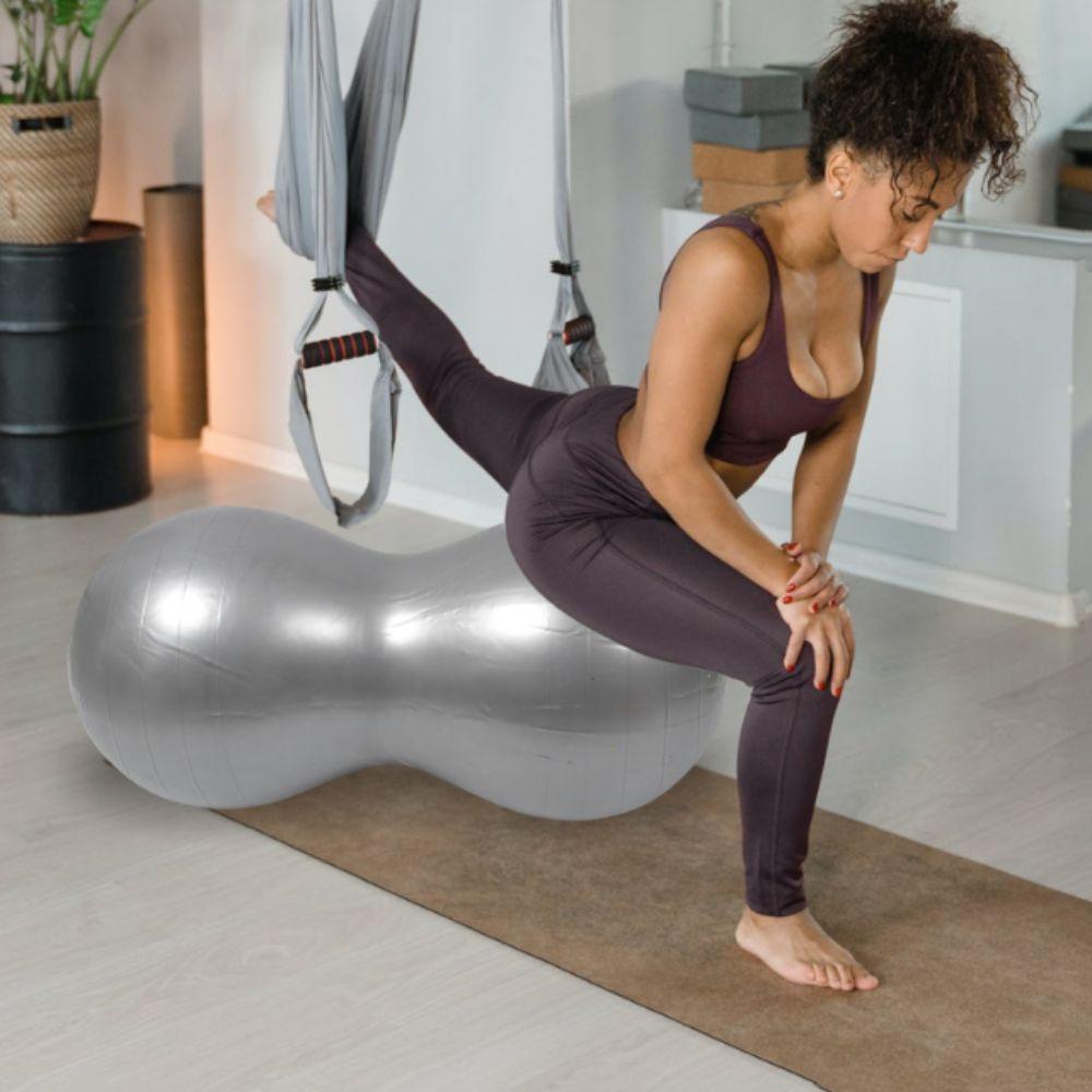 Non Slip Explosion-proof Yoga Ball PVC Material Anti-Burst Peanut Ball Home Exercise