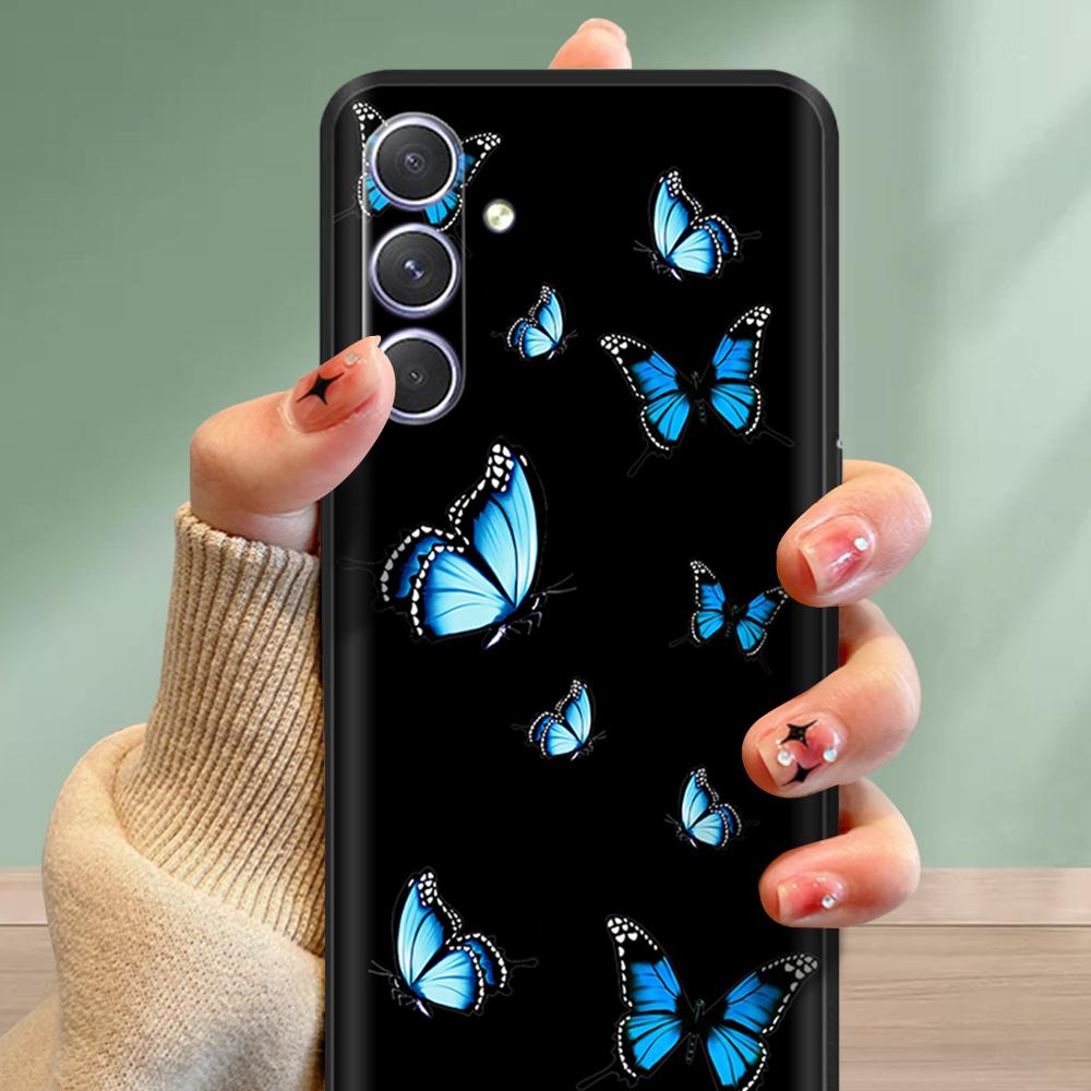 Чехол для телефона Samsung M14 A24 A34 A54 5G, мягкий силиконовый ТПУ задняя крышка для Samsung Galaxy M14 SM-M146B, чехлы, обложка, Coque