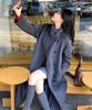 MIND BRIDGE WOMEN [W] Handmade Cashmere High-Neck Belted Long Coat - 2 Colors