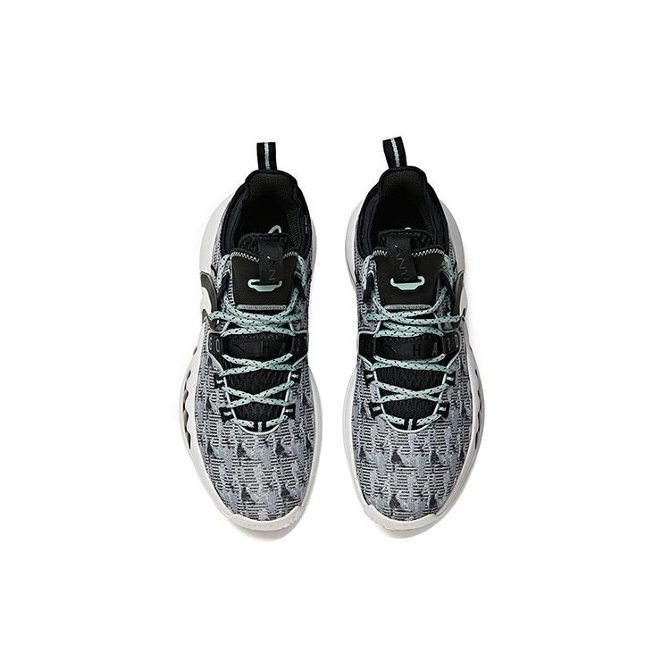 Anta Hayward GH2 'Away Низкие Баскетбольные Кроссовки Мужские Серый Зеленый 112121103-2