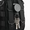 Retractable Badge Reel Holders, Metal Heavy Duty With Carabiner Belt Clip And Key Ring For ID Card Name Holder And Keychain