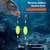 FlipDouble Hook With Reverse Bottom Line Reduce The Fishing Fishing Reverse Bottoming Bottom Of M4M8