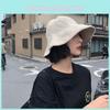 Beige Versatile Korean Style Fisherman Hat Trendy Wide Brim Sunshade Summer Hat For Women