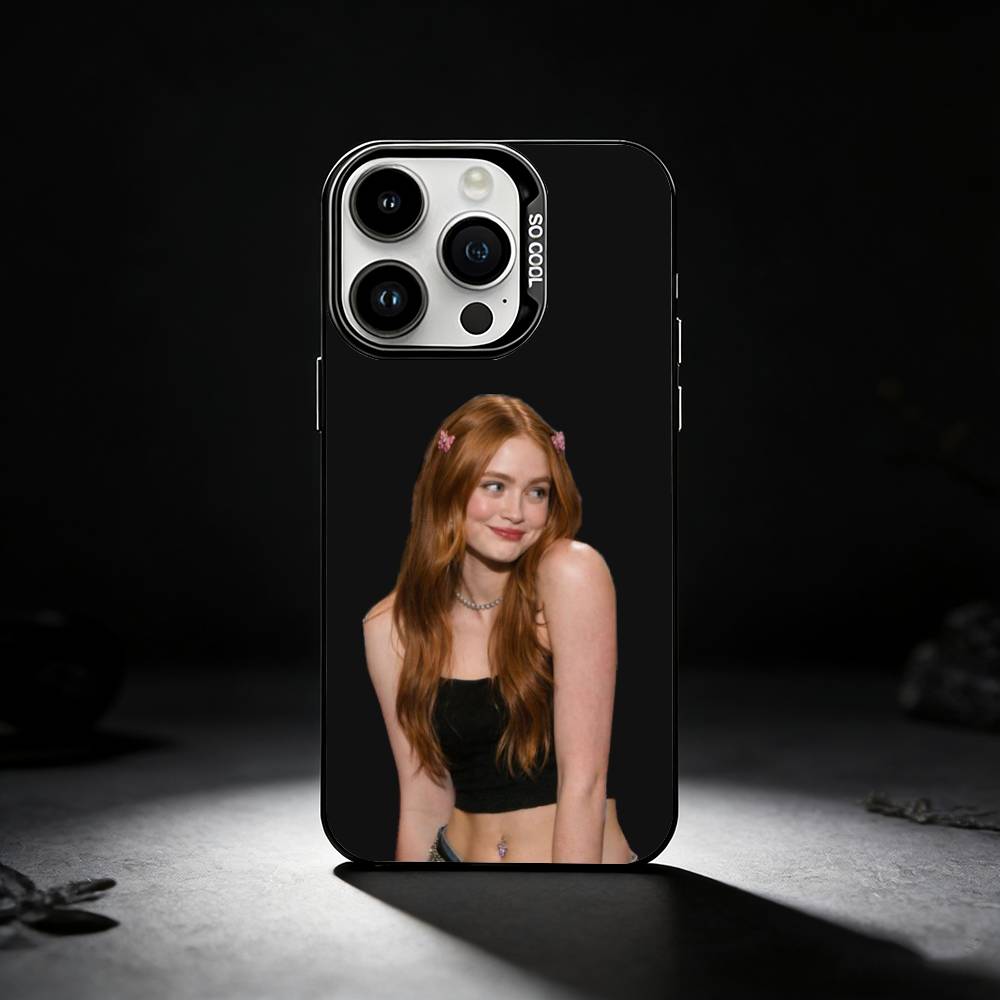 USA A-Actress Sadie S-Sink Phone Case For iPhone 17,16,15,14,13,12,11 Plus,Pro Max,XS,Colored silver phone case