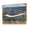 Bielefelder Alm Stadium Poster Retro D Printed Metal Signs Customized Wall Hanging Gift for Modern Home Decoration Gaming House