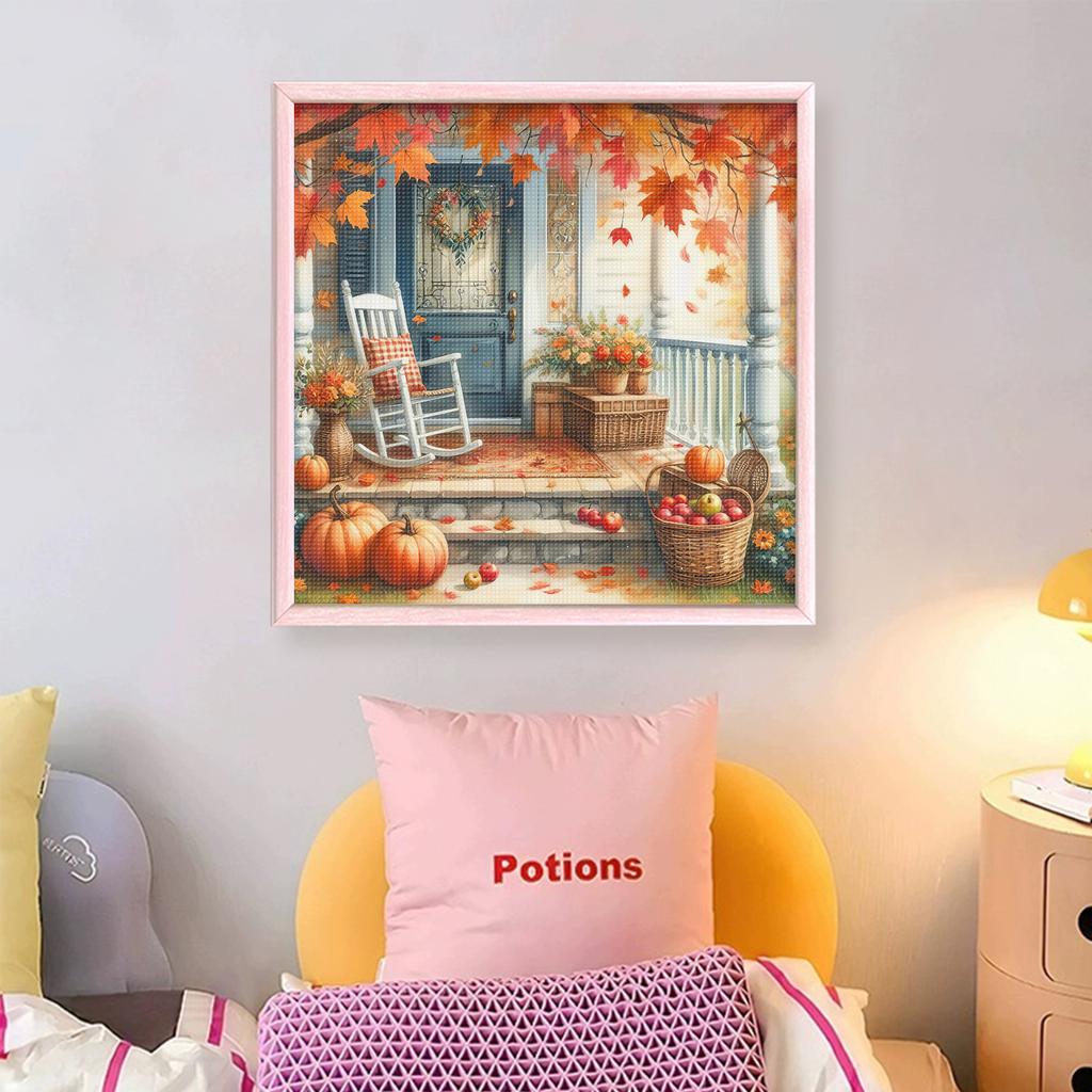 Набор для вышивания крестом с принтом пейзажа DIY 11CT Набор для вышивки Рукоделие Декор для дома