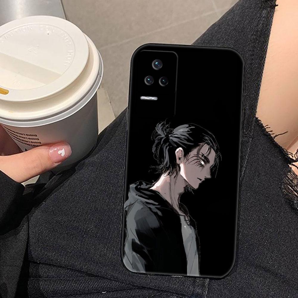 A-Attack On T-Titan Eren Phone Case For Redmi K60 K40 K30 15 15C 14C 13C 12C 12 10 10C 9T 9C 9A 9 8 8A A1 A2 A3 Pro Plus Cover