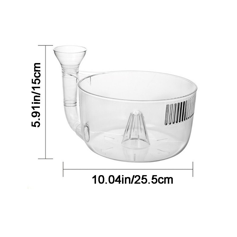 Transparent Automatic Washer Bowl Fast Draining Fruit Wash Basket Berries Washer  Picnics