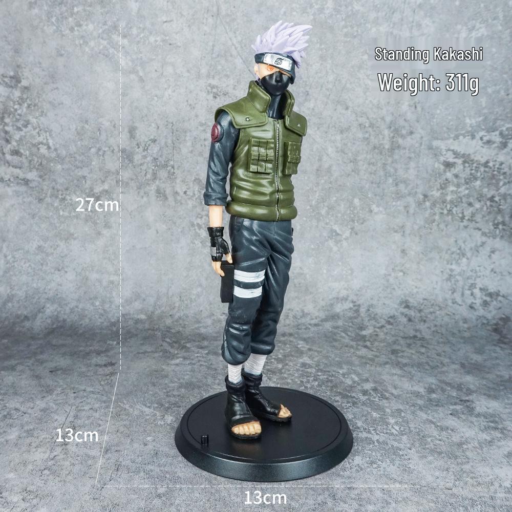 Дисплей аниме-экшн-фигурок: Саске, Сакура, Итачи, Какаши, Минато с двуручным мечом.