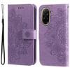 For Xiaomi Redmi A5 NFC (173.45*79.35*8.45mm) Case Floral Pattern PU Leather Wallet Stand Phone Cover