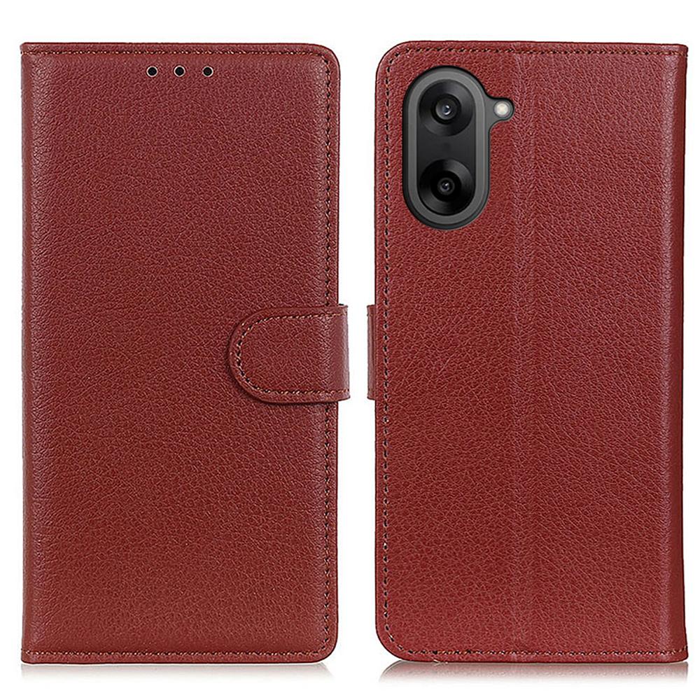 For OnePlus Nord CE5 5G Wallet Case PU Leather Phone Cover Litchi Texture