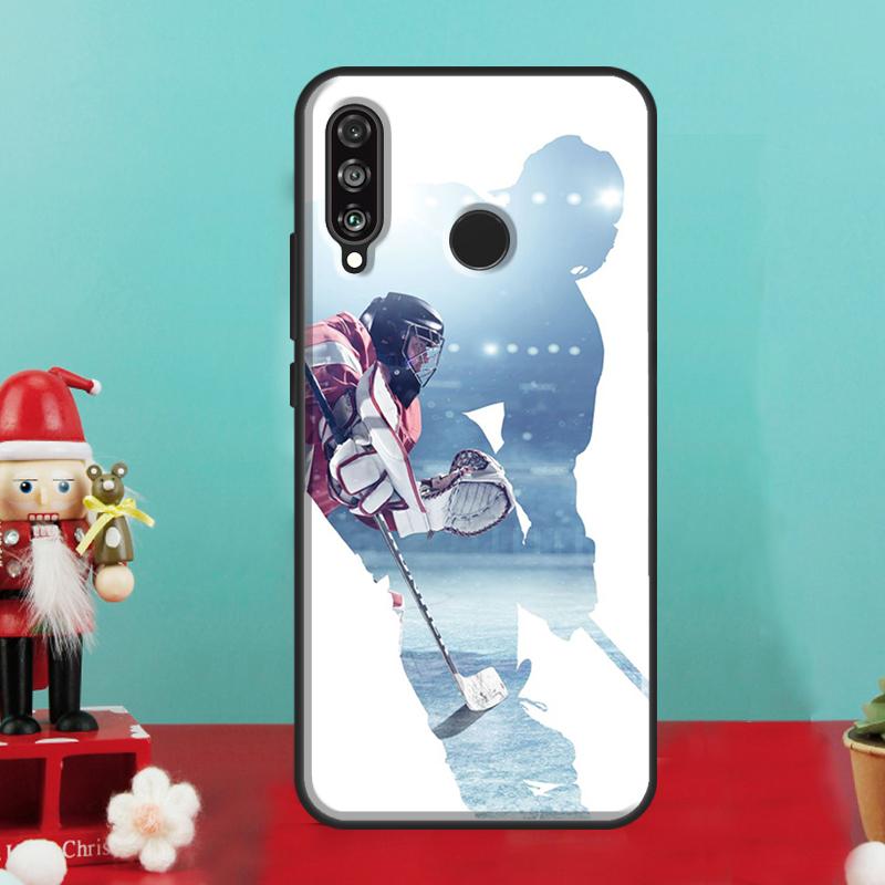 Чехол для Huawei Nova 10 9 SE 12i 12s 11i 8i Y90 Y60 Y70 Y72 Y73 Y61 Y91 P30 P40 Lite P60 Pro с изображением игрока в хоккей