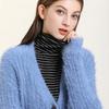 Women Stand Fake Collars Striped High Neck Detachable Collar for Sweater Blouse Tops Turtleneck False Collars Female Decor