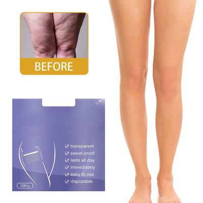 10 шт. наклеек для укрепления бедер, прозрачные клейкие полоски, мгновенно устраняющие целлюлит и дряблую кожу