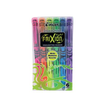 Стираемый текстовыделитель Frixion Light в ассортименте (Кошелек из 6)