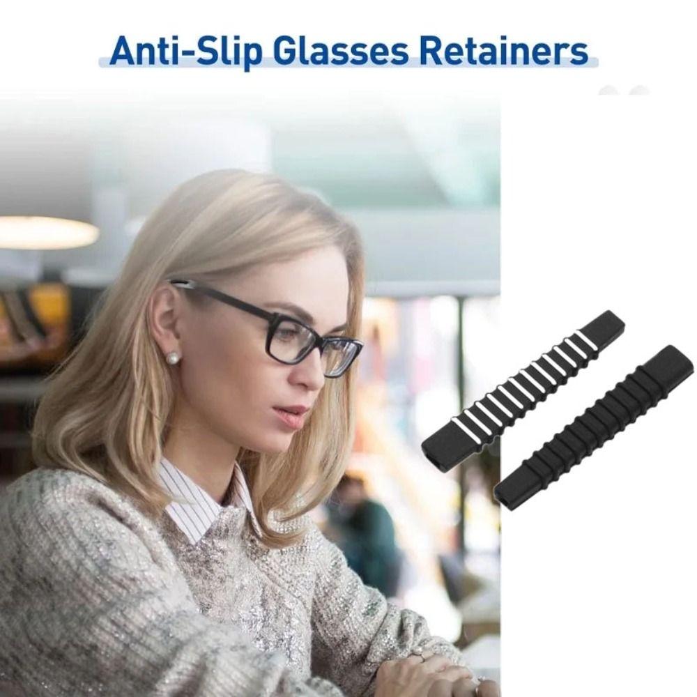 Eyewear Retainer Holders Temple Tip Stoppers Holder Silicone Anti Slip Ear Hook  Men Women