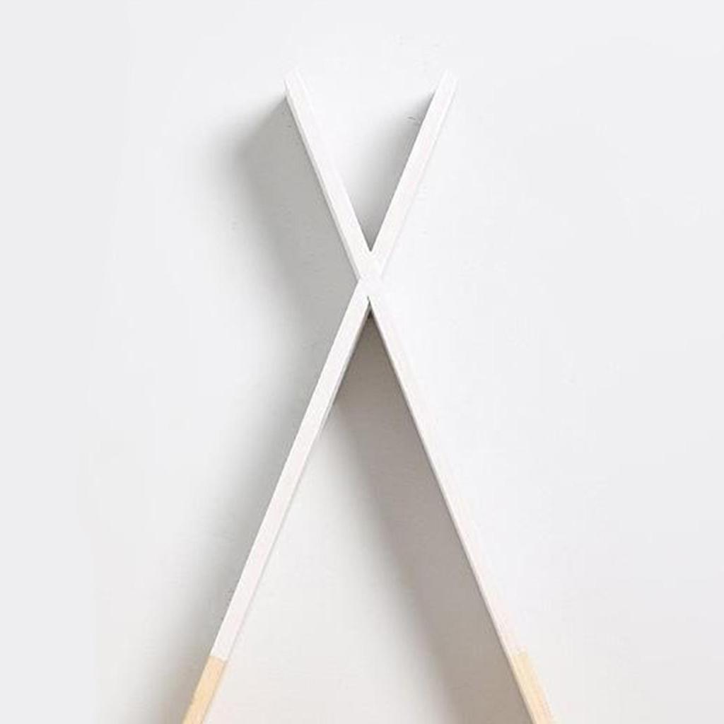 Детская деревянная настенная полка Треугольная полка для хранения Книжная полка Гостиная и домашний декор