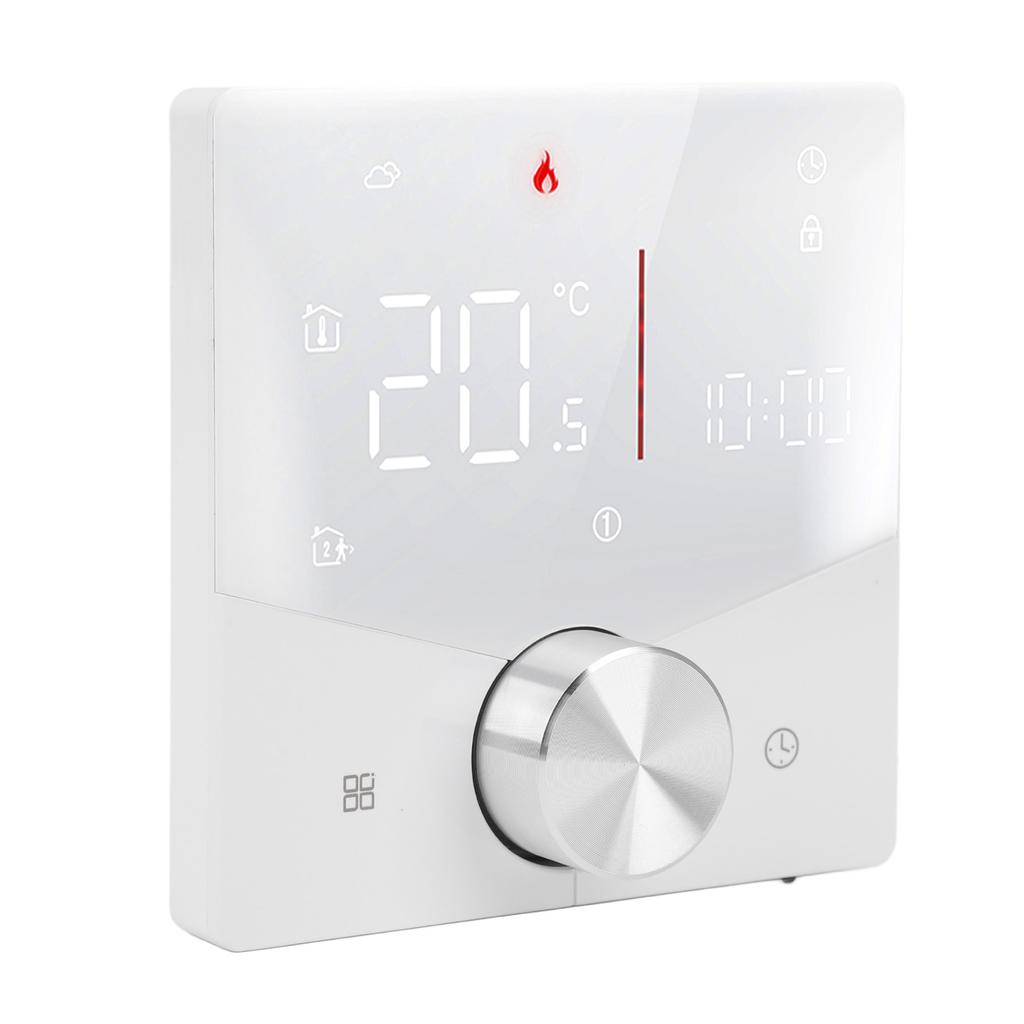 Умный термостат с голосовым управлением, приложением 5+1+1, программируемый на 6 дней и периодов, WiFi-термостат для электричества