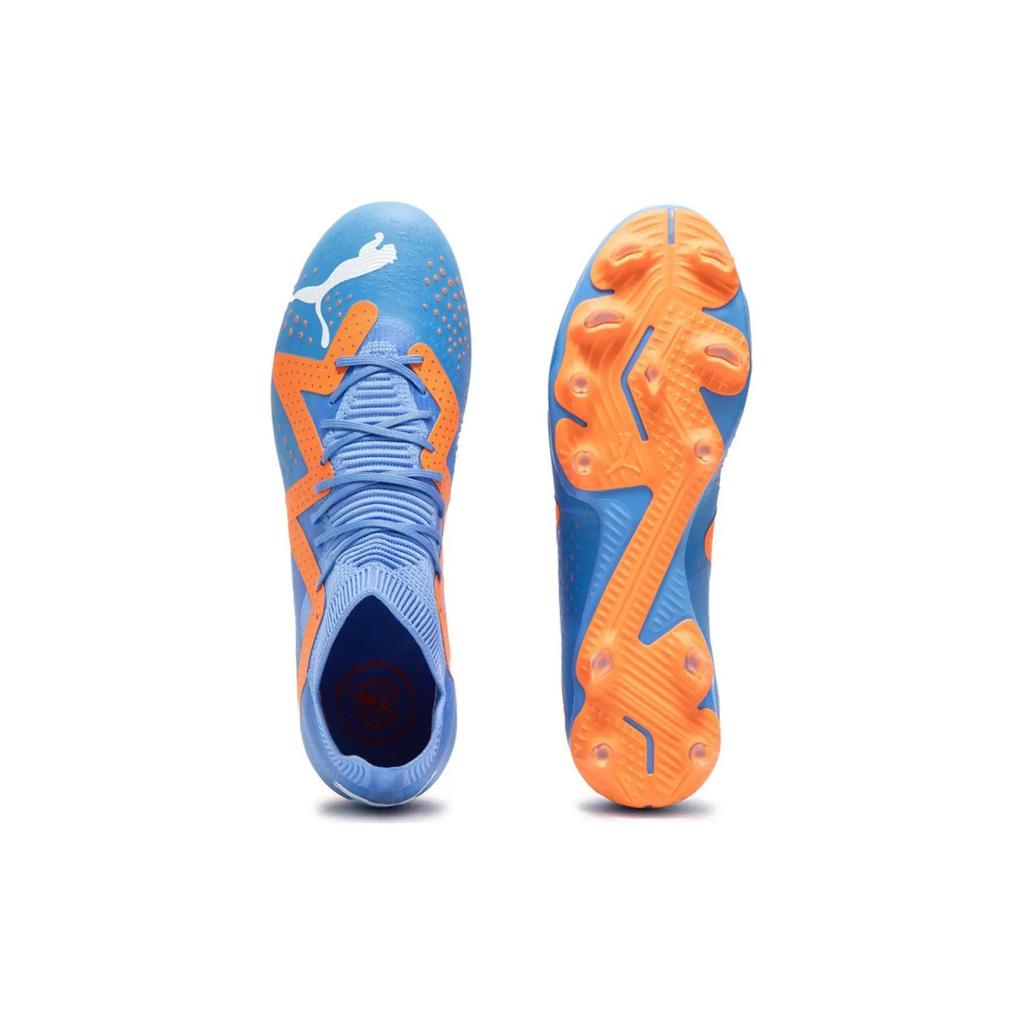 Puma Future Match FG/AG Supercharge Pack — Мужские кроссовки Blue Glimmer White Ultra-Orange 107180-01