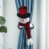 Christmas Curtain Buckle Old Man Snowman Curtain Buckle Christmas Decoration For Home Happy New Year 2025 Xmas Home Decoration