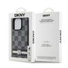 Dkny Dkhcp15Xpcptssk Iphone 15 Pro Max6.7 Czarny/Black Hardcase Leather Checkered Mono Pattern & Printed Stripes