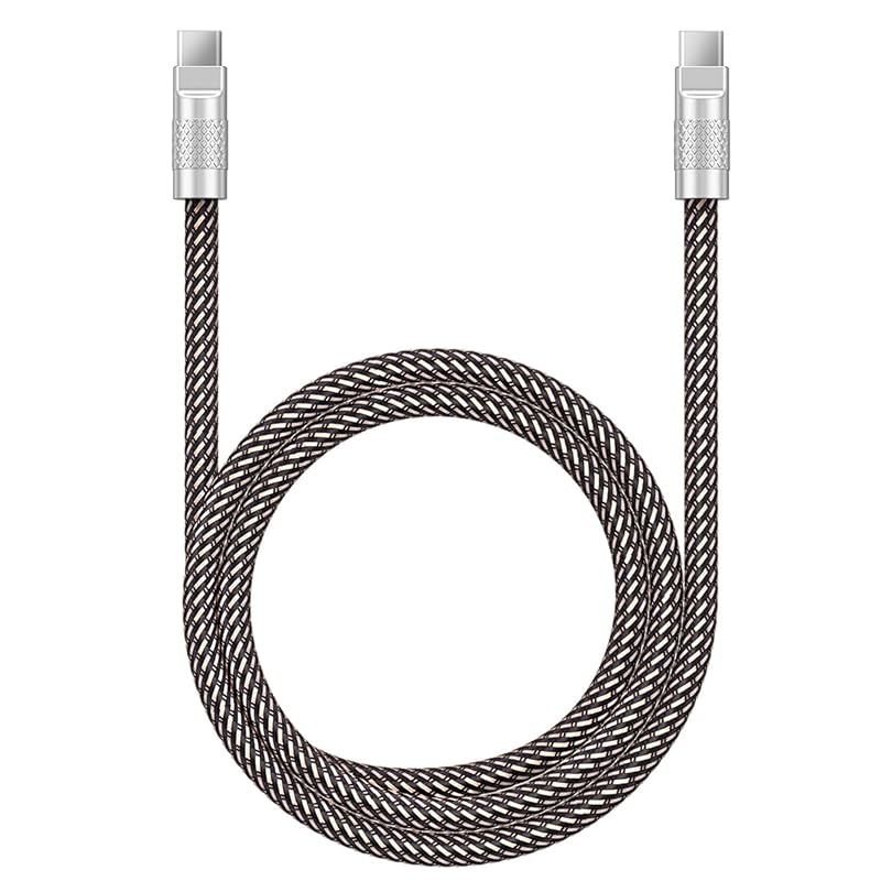 Кабель Thunderbolt 4 длиной 1 м, мощностью 240 Вт, быстрая зарядка, совместимость с 8K, скорость передачи данных 40 Гбит/с, Type-C и Type-C, USB-C, совместимость с MacBook/iPad/Air/iphone15 и т. д.