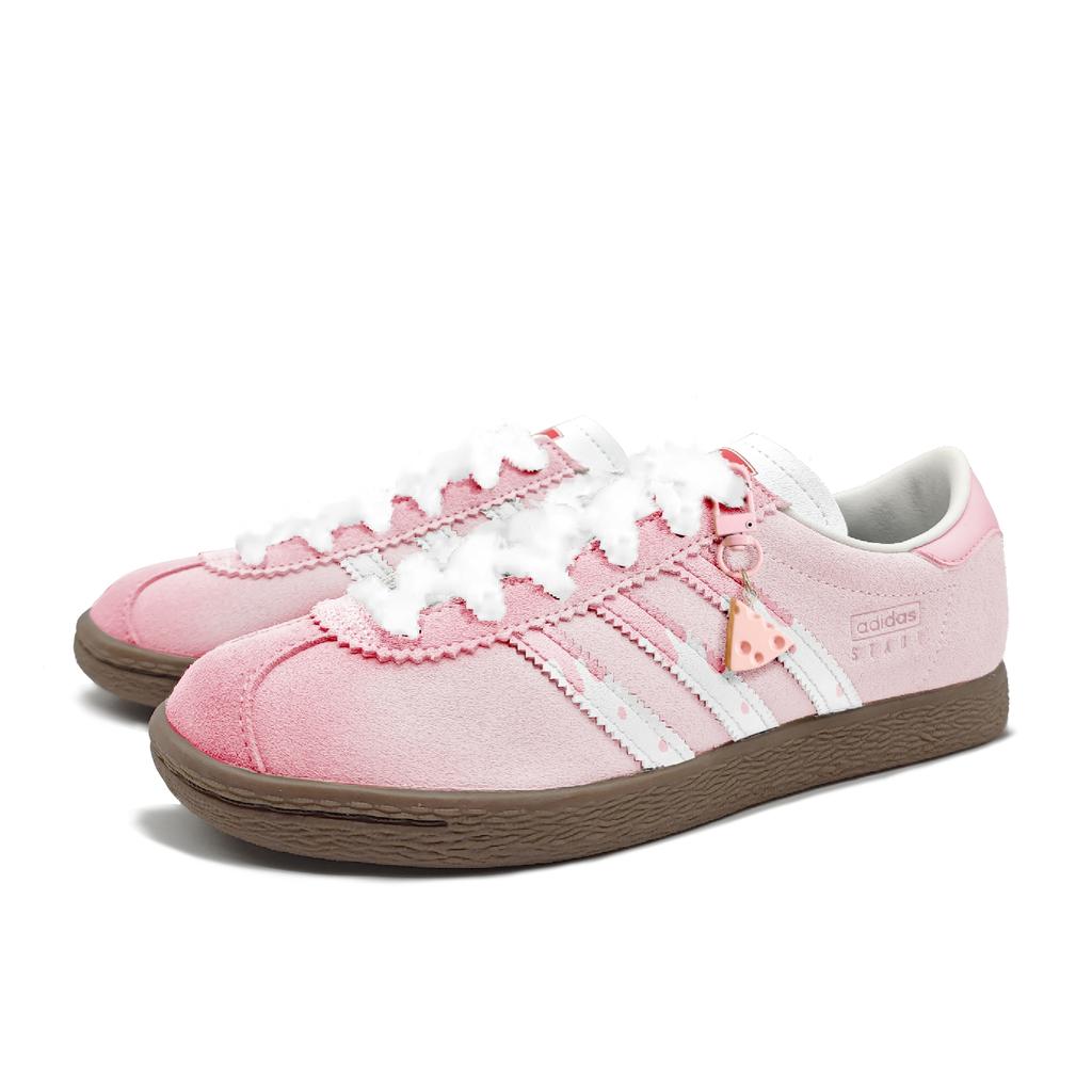 Adidas Originals Stadt Strawberry Cheese Versatile Low top German Army Trainers Unisex Light Blue JR6342(team786-)