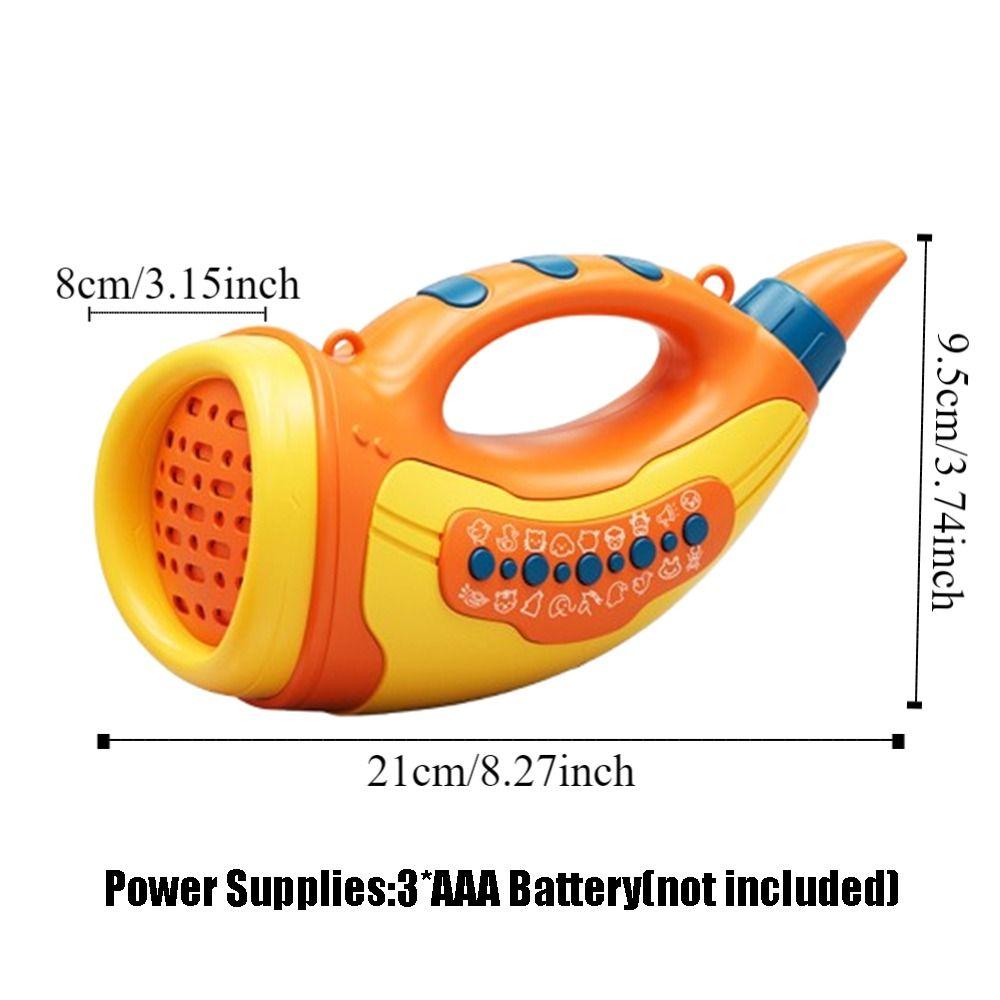 Interactive Animals Rally Horn Toys 30-Sound Lung Capacity Exerciser  Toddler Educational