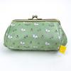 Miffy Jacquard Pouch with Rabbit Pattern, Green, Coin Purse