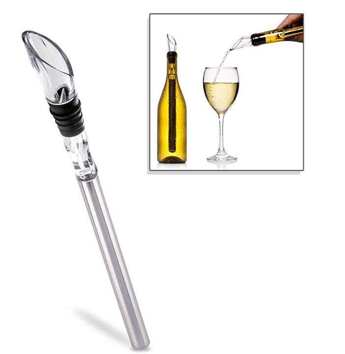 Stainless Steel Quick-Freeze Wine and Beverage Cooling Stick Pourer