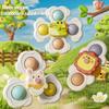 1/3/6pcs Children's Suction Cup Spinning Top Toy, Suitable for Desktop, Glass and Tile Walls and Other Scenes